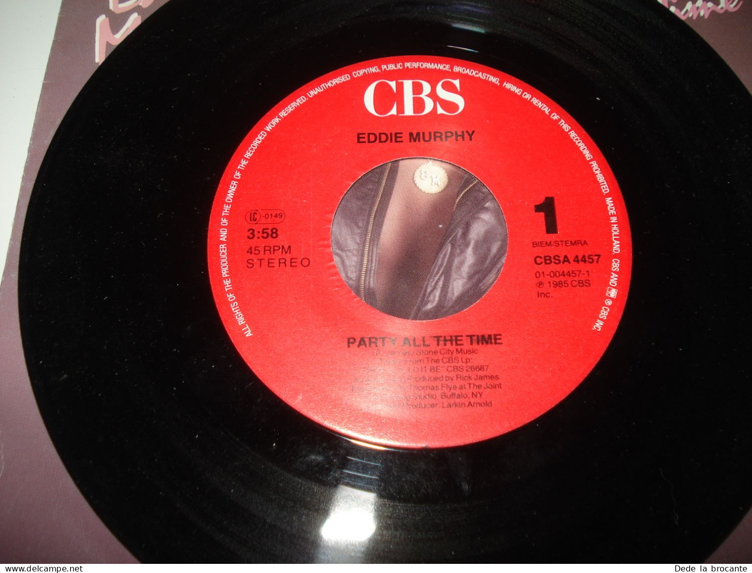 B14/  2 SP  - Eddie Murphy - Party All The Time - Put Your Mouth On Me - EX - Disco & Pop