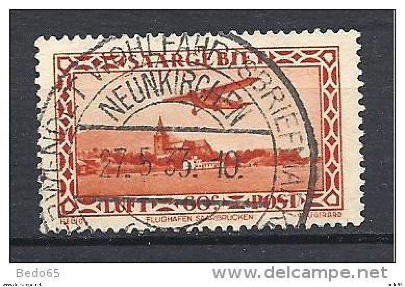 SARRE PA N° 3  OBL TTB - Used Stamps