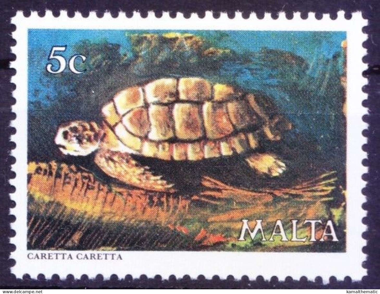 Malta 2002 MNH, Loggerhead Sea Turtle (Caretta Caretta) - Turtles