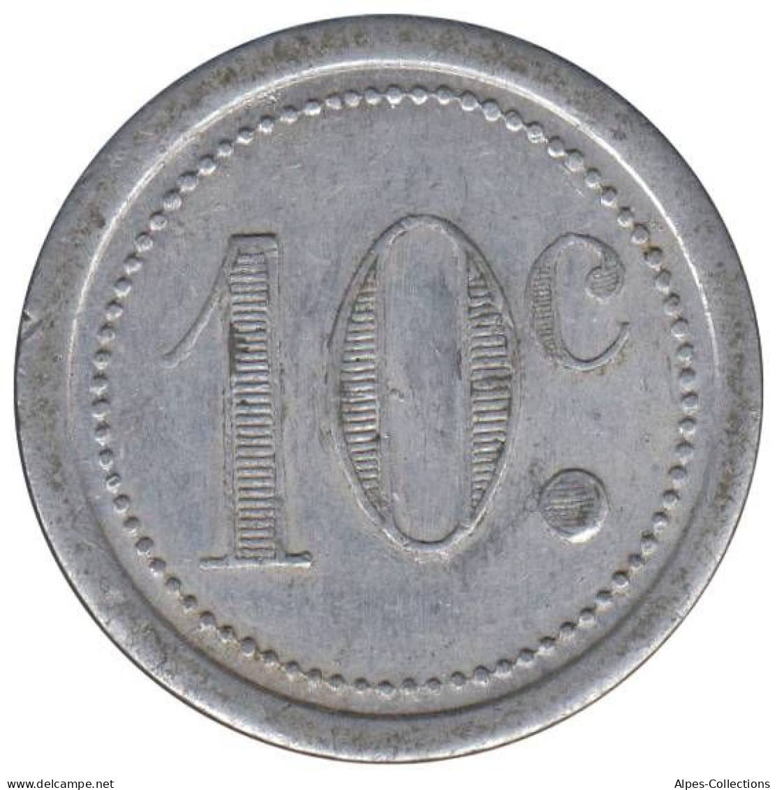 GUISE - 01.02 - Monnaie De Nécessité - 10 Centimes 1921 - Monetary / Of Necessity