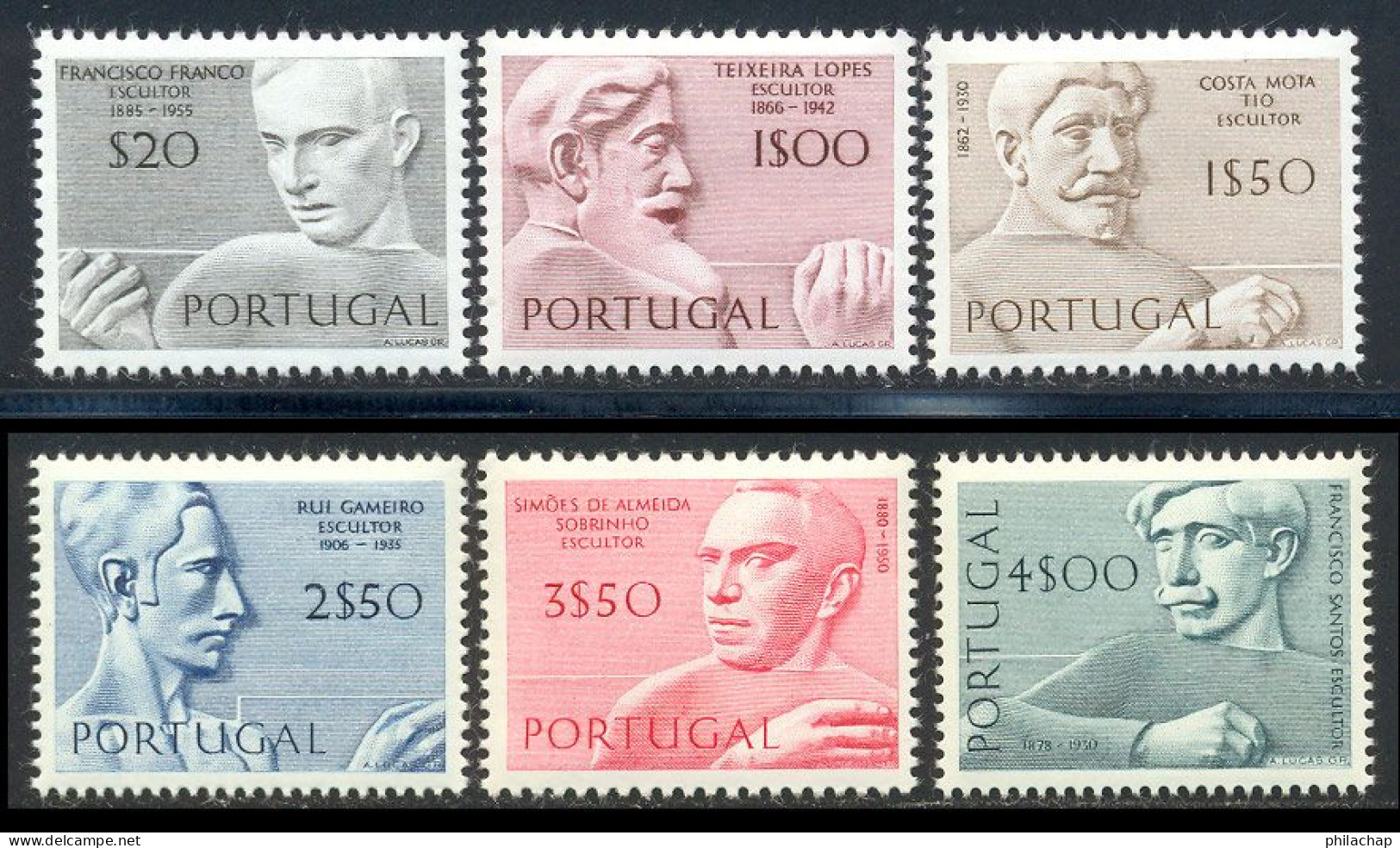 Portugal 1971 Yvert 1110 / 1115 ** TB - Ungebraucht
