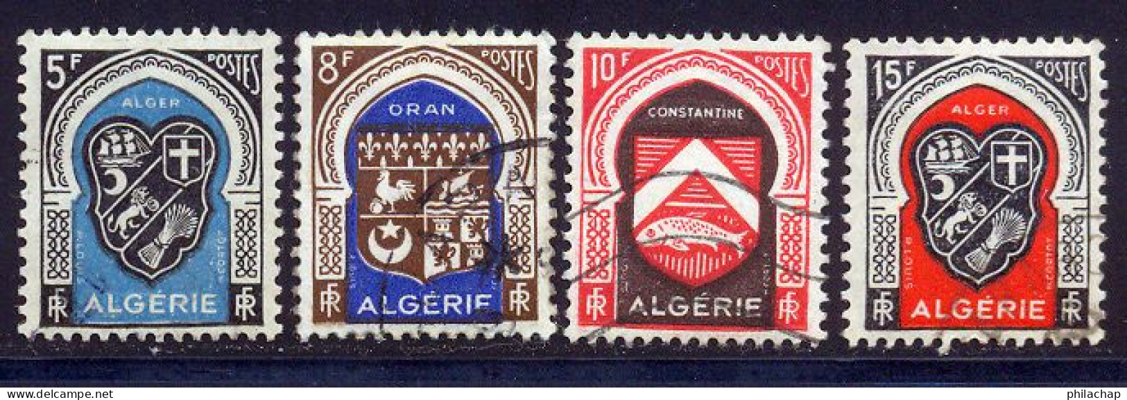 Algerie 1948 Yvert 268 / 271 (o) B Oblitere(s) - Gebruikt