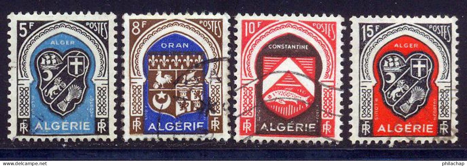 Algerie 1948 Yvert 268 / 271 (o) B Oblitere(s) - Used Stamps