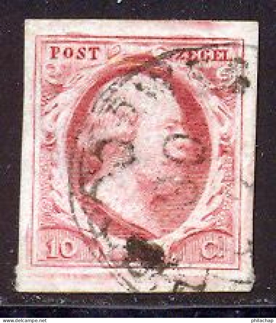 Pays-Bas 1852 Yvert 2 (o) B Oblitere(s) - Used Stamps