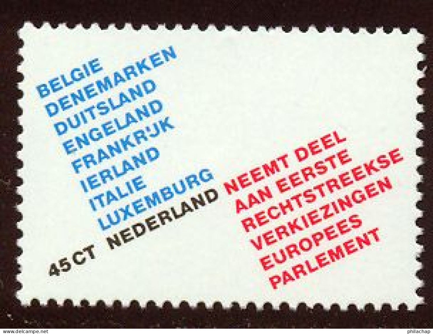 Pays-Bas 1979 Yvert 1105 ** TB - Nuovi