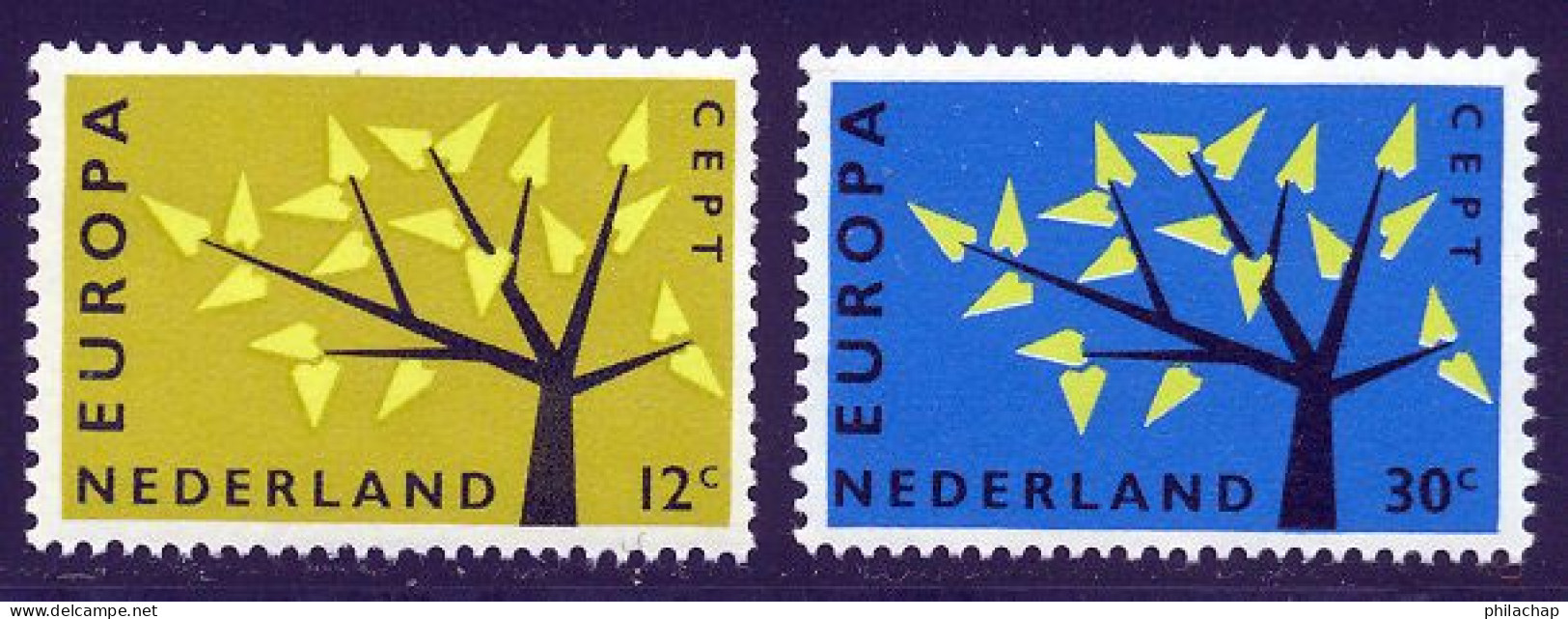 Pays-Bas 1962 Yvert 758 / 759 ** TB - Ungebraucht