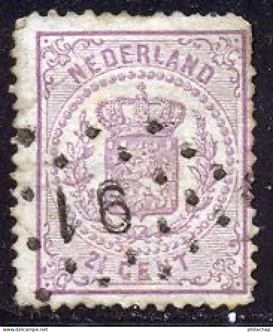 Pays-Bas 1869 Yvert 18 (o) B Oblitere(s) - Gebraucht