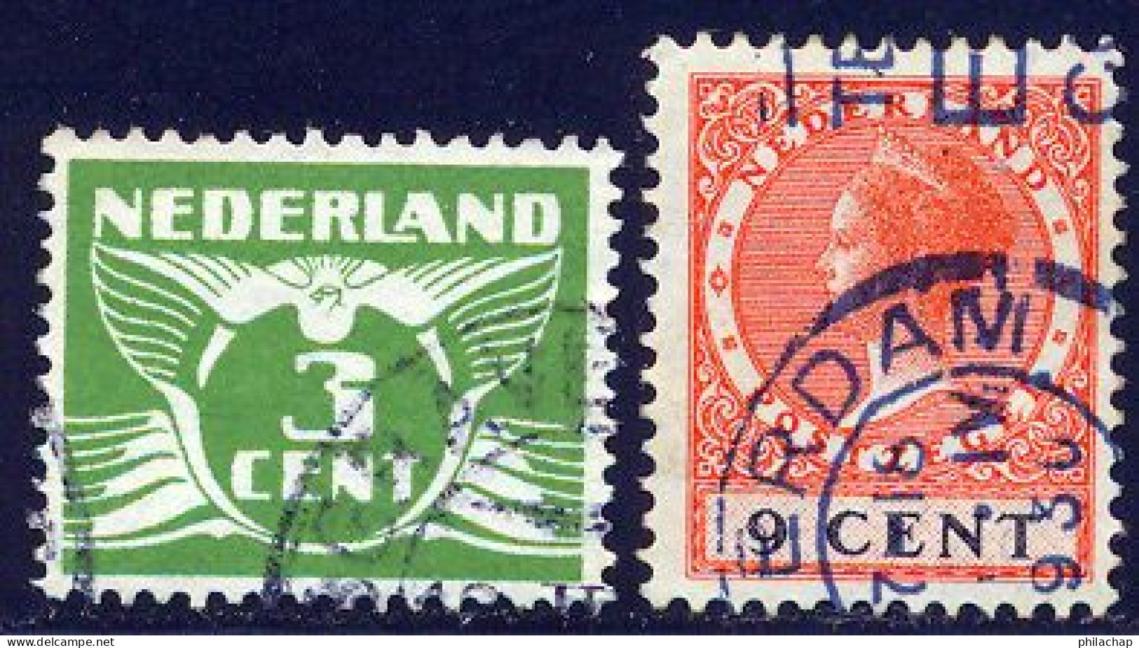 Pays-Bas 1926 Yvert 170 - 175 (o) B Oblitere(s) - Usati
