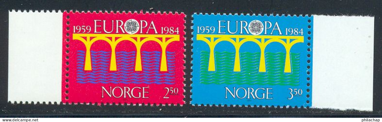 Norvege 1984 Yvert 860 / 861 ** TB Bord De Feuille - Neufs