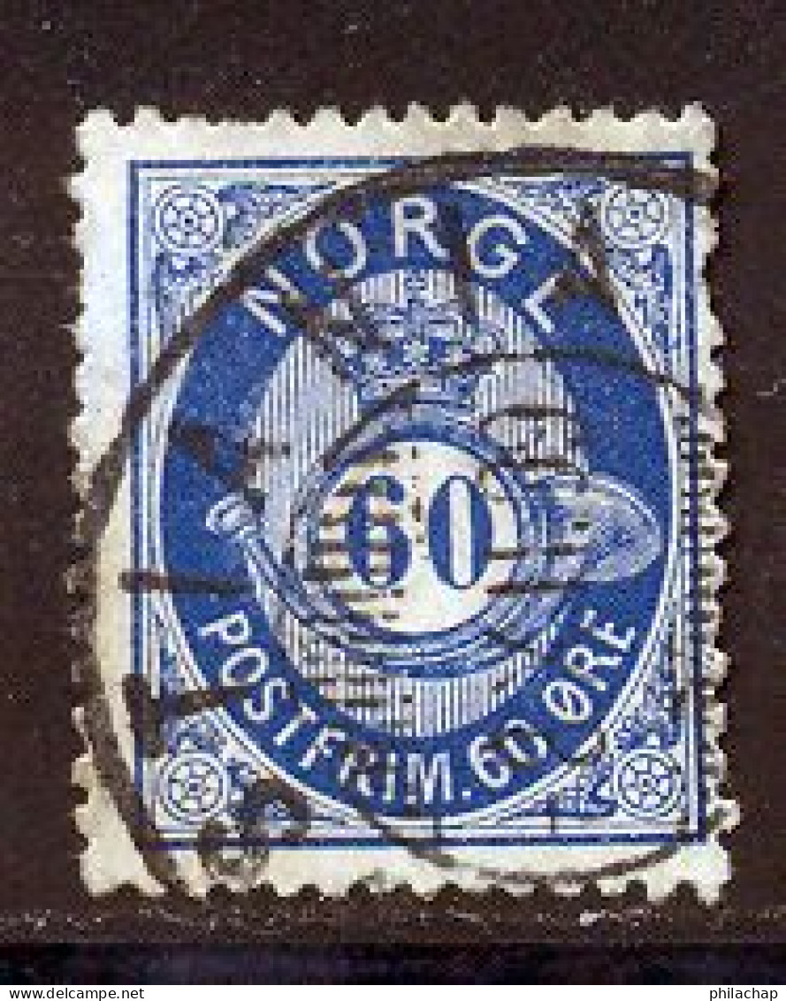 Norvege 1877 Yvert 31 (o) B Oblitere(s) - Usati