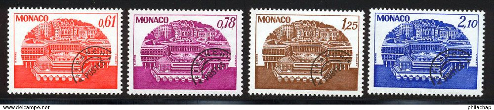 Monaco Preo 1978 Yvert 54 / 57 ** TB Coin De Feuille - Préoblitérés