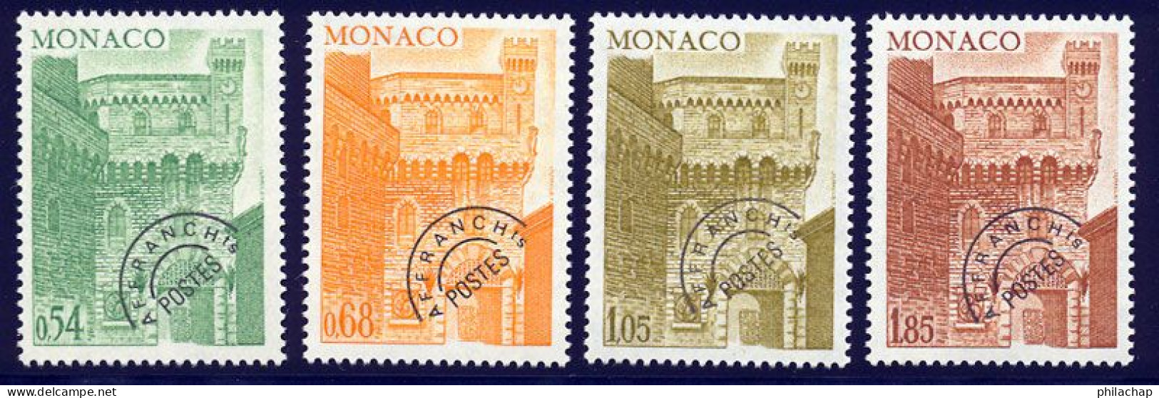 Monaco Preo 1977 Yvert 46 / 49 ** TB - Preobliterati