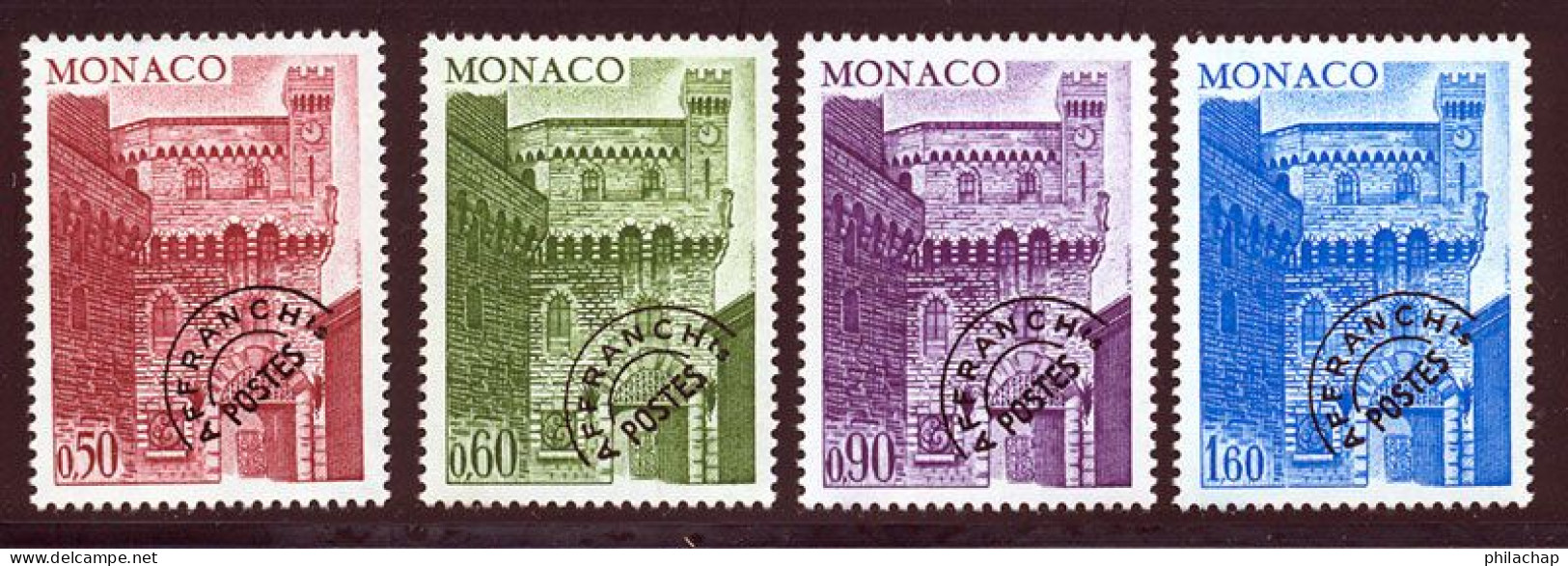 Monaco Preo 1976 Yvert 38 / 41 ** TB - Precancels