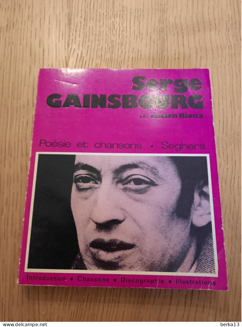 Serge Gainsbourg RIOUX Dédicacé 1969 - Musica