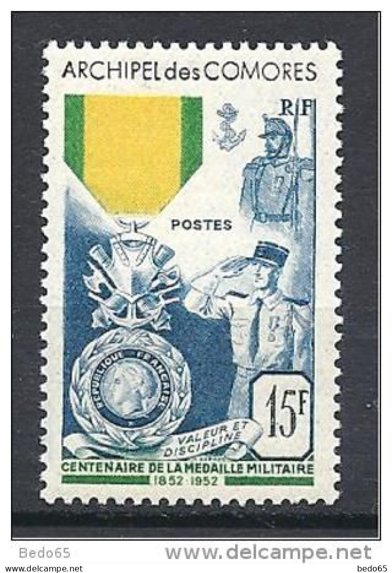 COMORES N° 12 NEUF** LUXE - Unused Stamps