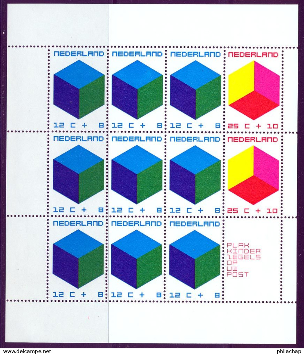 Pays-Bas BF 1970 Yvert 9 ** TB - Blocks & Sheetlets