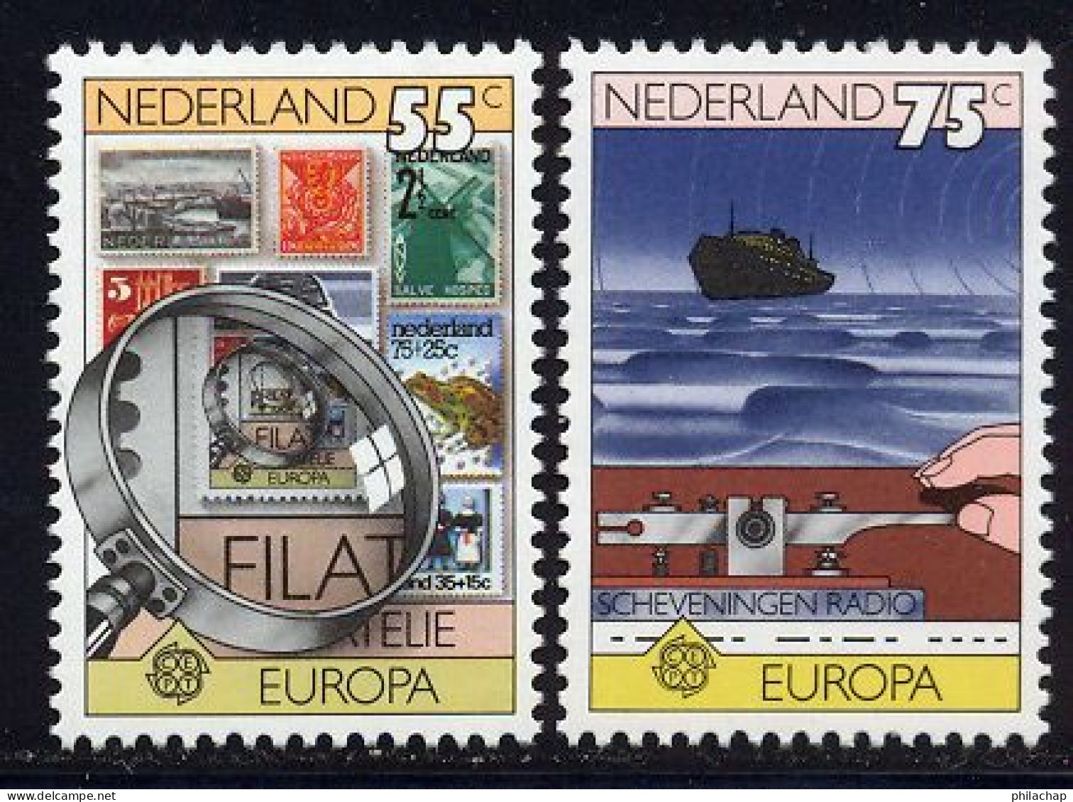 Pays-Bas 1979 Yvert 1111 / 1112 ** TB Bord De Feuille - Nuovi