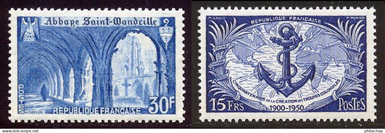 France 1951 Yvert 888 / 889 ** TB - Nuovi