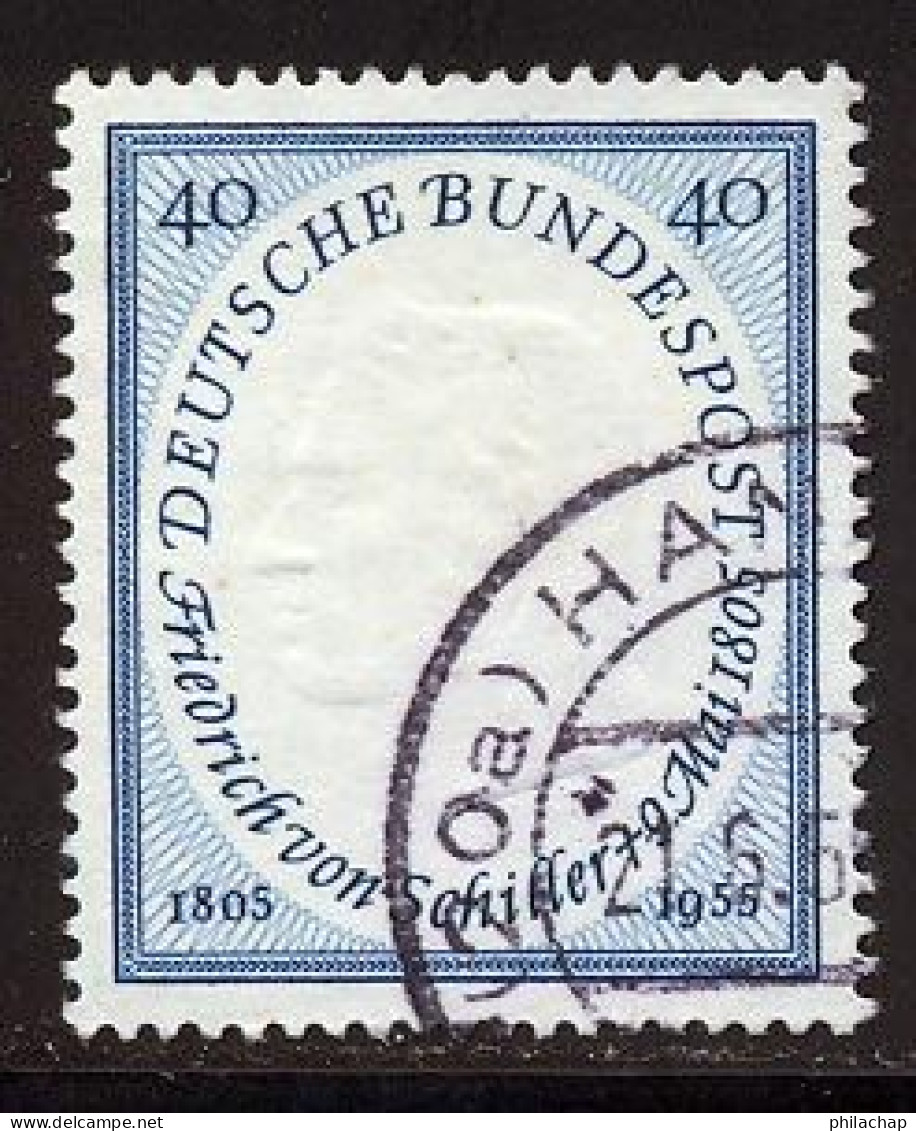 Allemagne Federale 1955 Yvert 86 (o) B Oblitere(s) - Usados