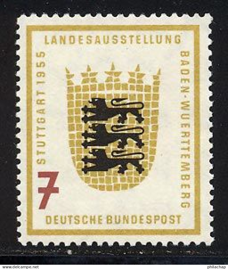 Allemagne Federale 1955 Yvert 89 ** TB - Ungebraucht