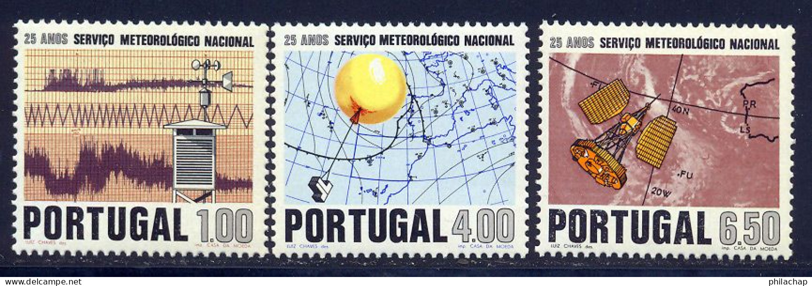 Portugal 1971 Yvert 1126 / 1128 ** TB Bord De Feuille - Unused Stamps