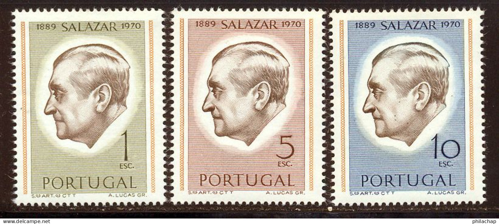 Portugal 1971 Yvert 1116 / 1118 ** TB - Unused Stamps