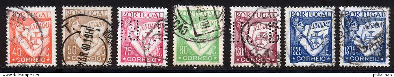 Portugal 1931 Yvert 536 - 538 / 541 - 543 - 543B (o) B Oblitere(s) - Gebraucht