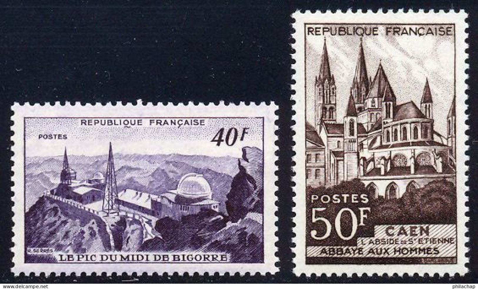 France 1951 Yvert 916 / 917 ** TB - Nuovi