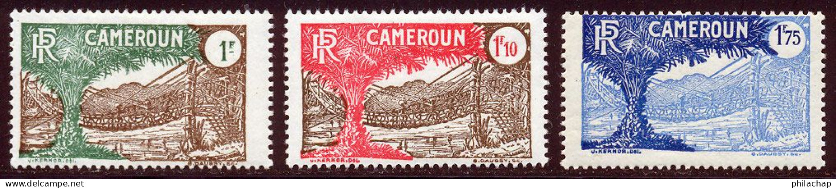 Cameroun 1927 Yvert 143 - 144 -  147 * TB Charniere(s) - Neufs