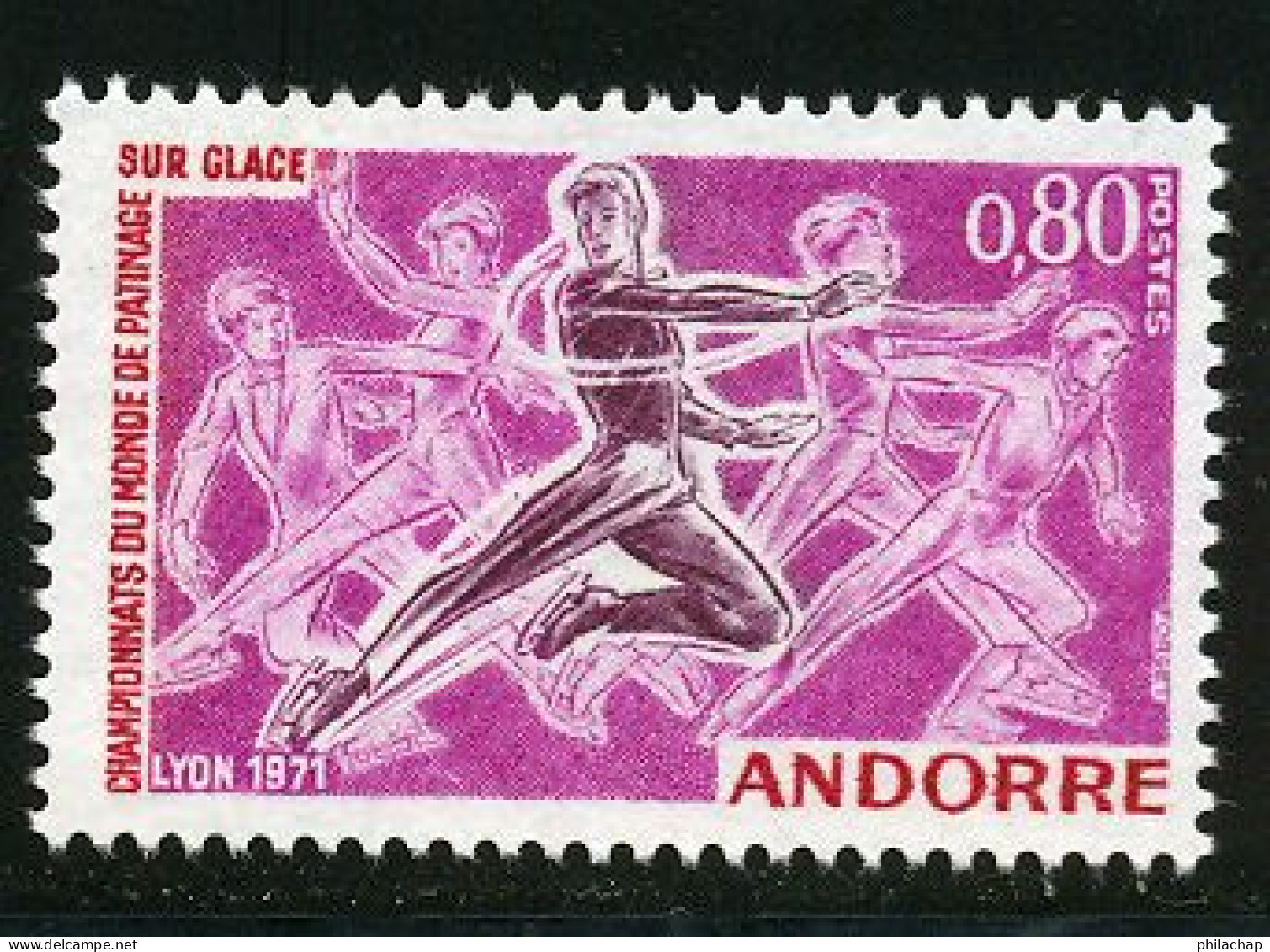 Andorre Francais 1971 Yvert 209 ** TB - Ungebraucht