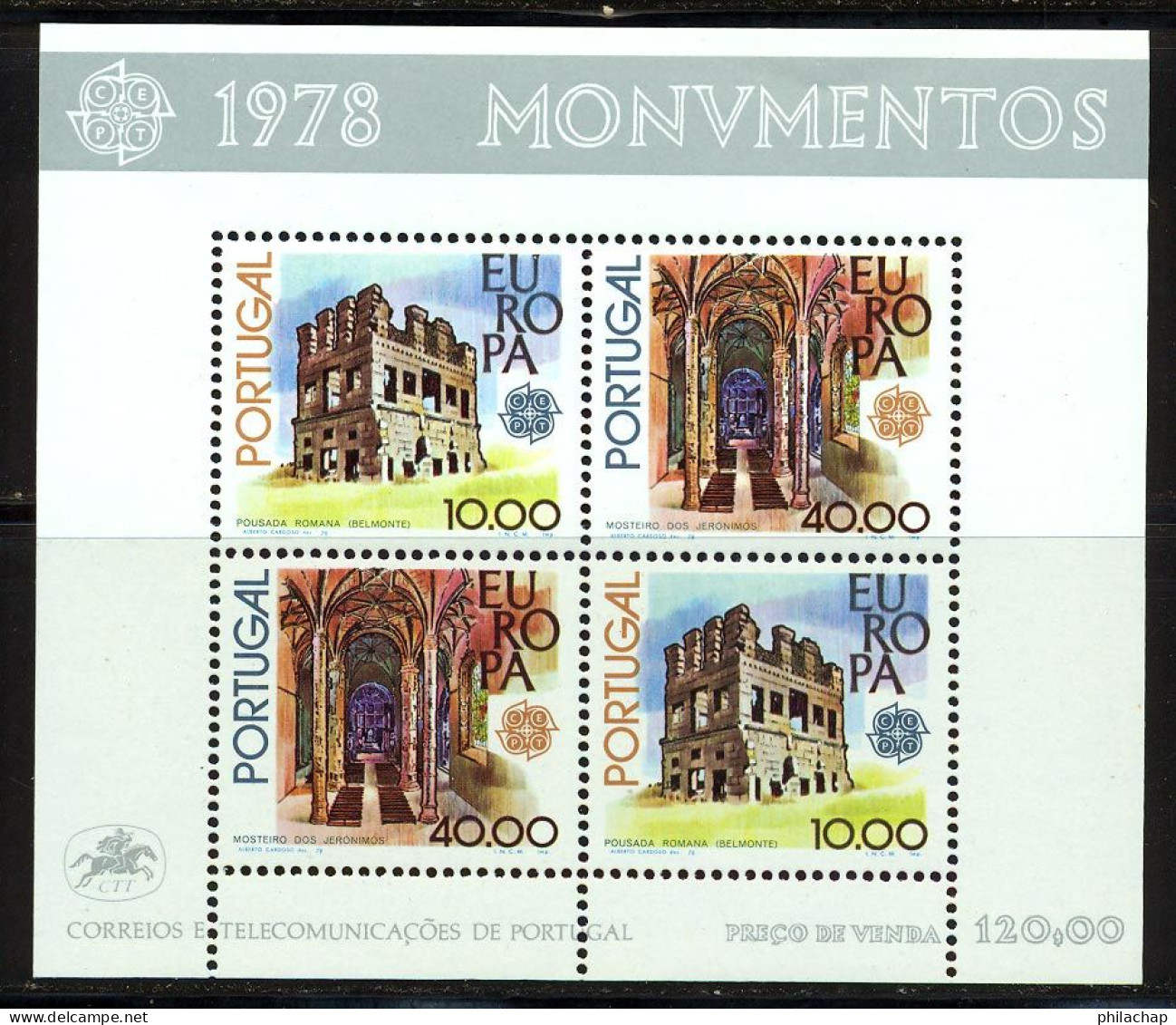 Portugal BF 1978 Yvert 23 ** TB - Blocs-feuillets