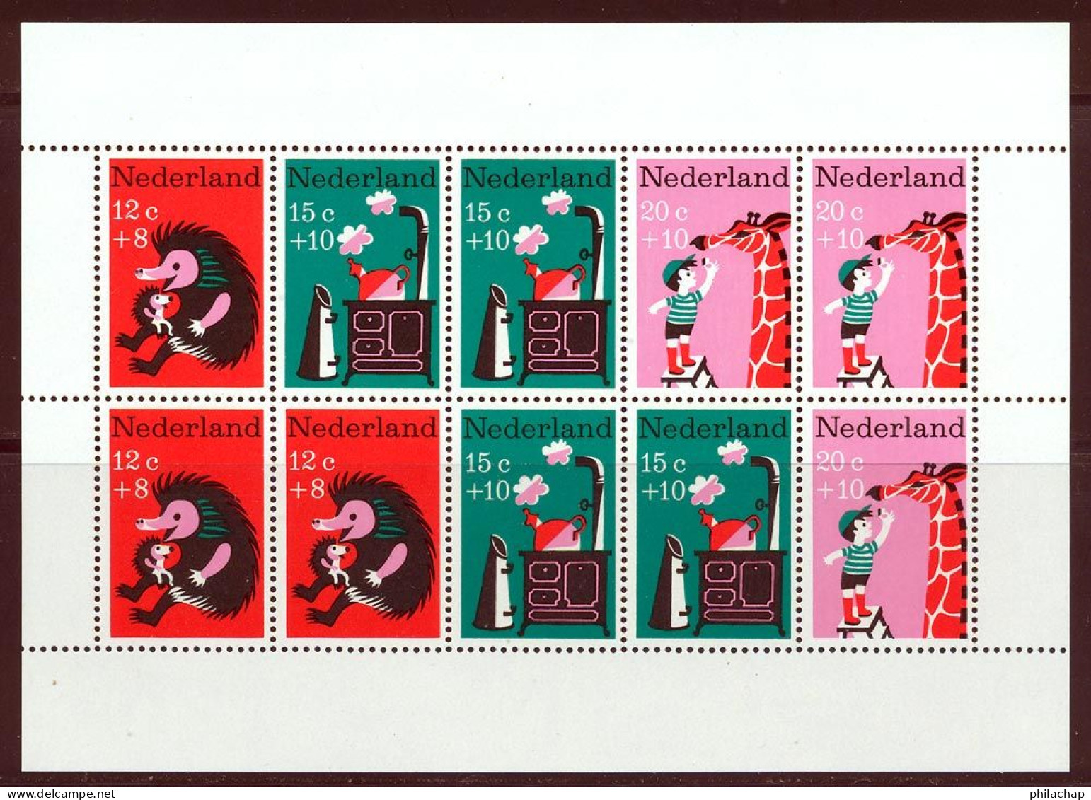 Pays-Bas BF 1967 Yvert 6 ** TB - Blocks & Sheetlets