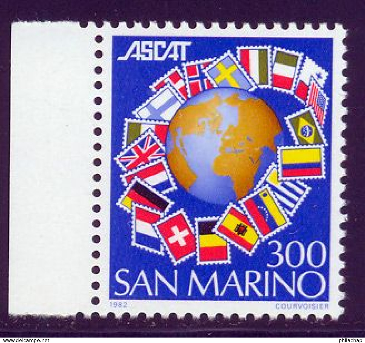 Saint-Marin 1982 Yvert 1061 ** TB Bord De Feuille - Unused Stamps