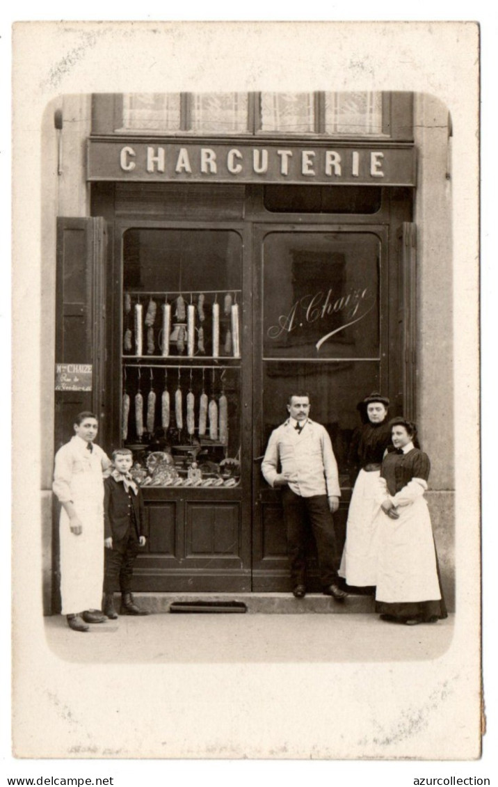 Devanture Charcuterie. Maison A. Chaize. Rue De Vendôme. Carte Photo Animée - Lyon 3