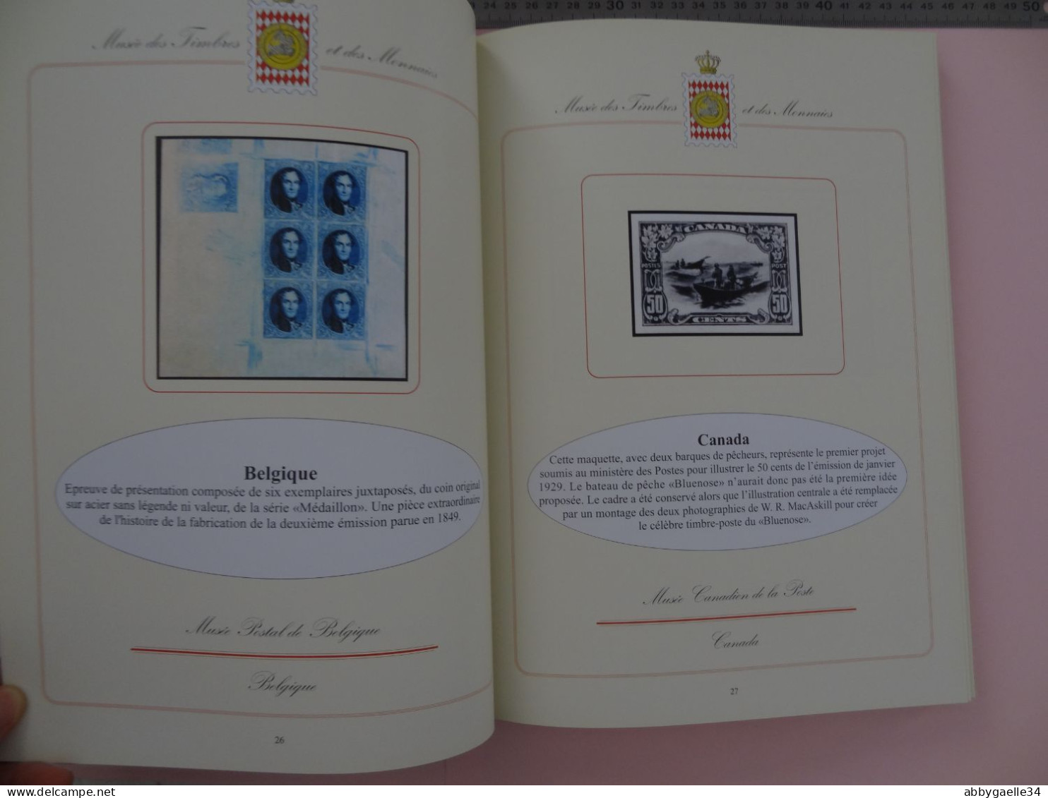 LUXE Catalogue De L'exposition De 2000 Des 100 Timbres Et Documents Philatéliques Parmi Les Plus Rares Du Monde Monaco - Catalogues De Maisons De Vente