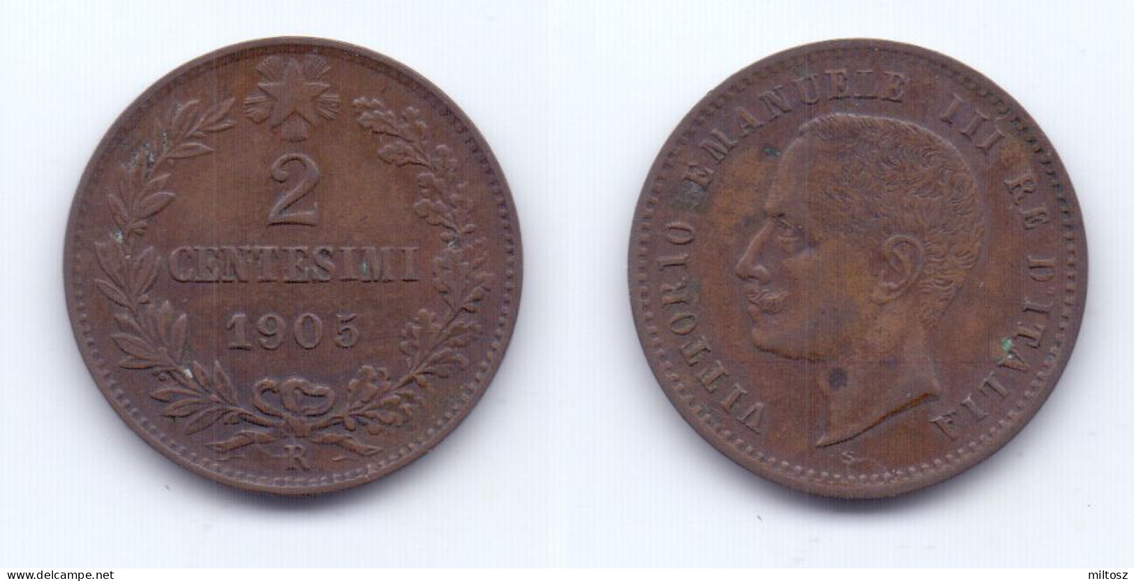 Italy 2 Centesimi 1905 R - 1900-1946 : Victor Emmanuel III & Umberto II