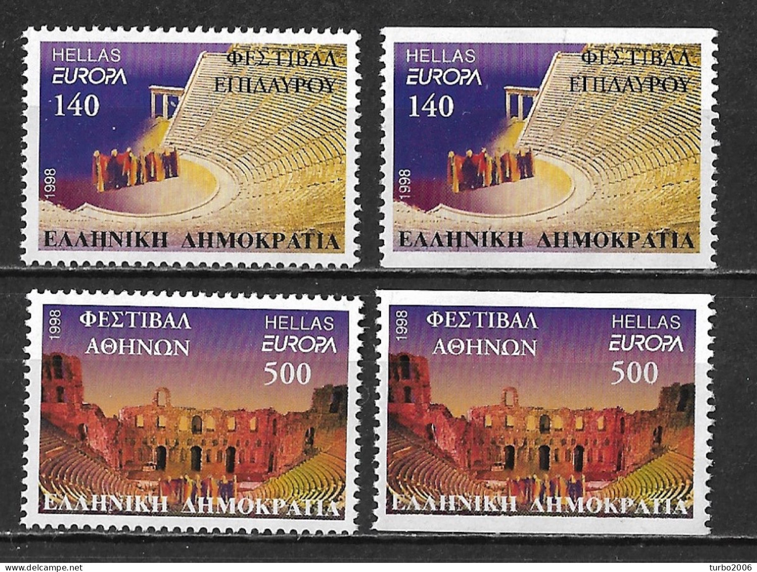 GREECE 1998 Europe / CEPT Both Sets MNH Vl. 2017 / 2018 + A - Ungebraucht