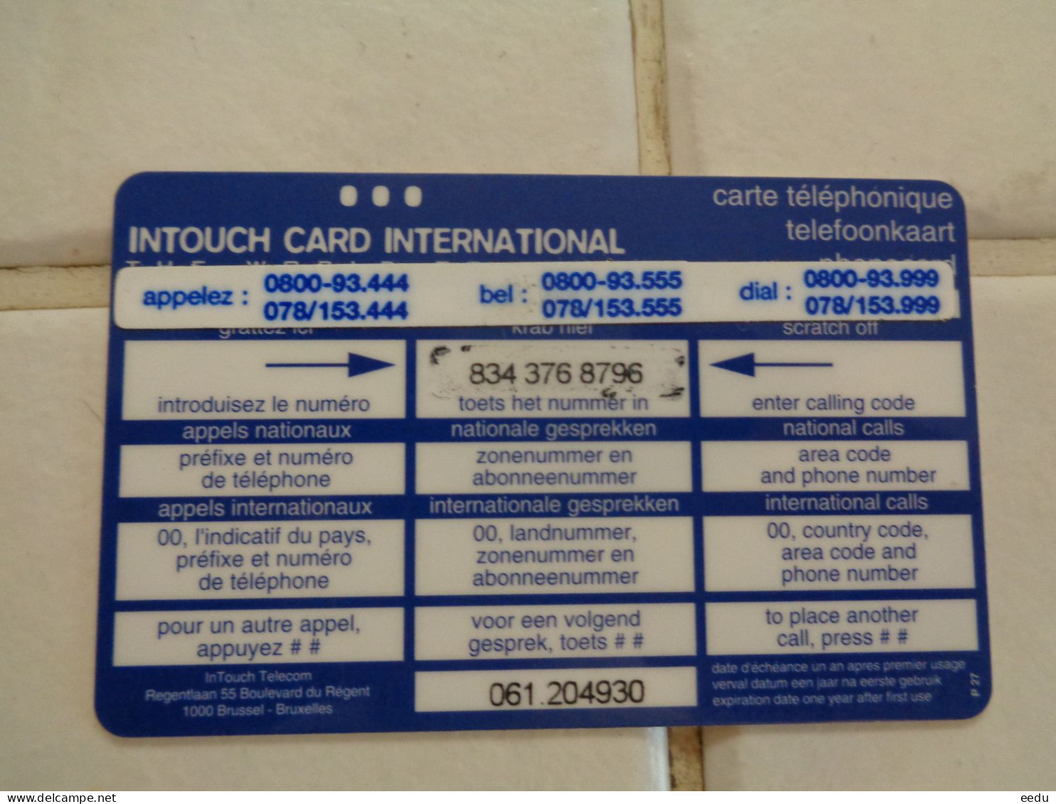 Belgium Phonecard - [2] Prepaid & Refill Cards