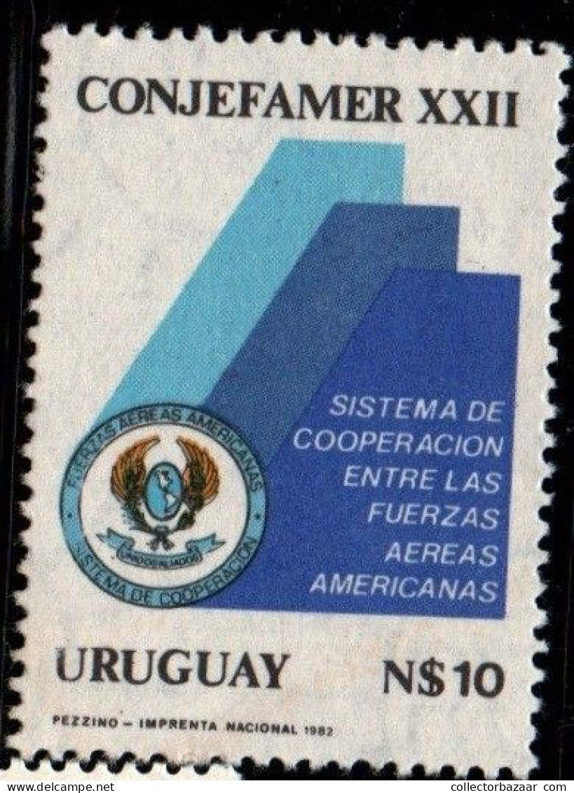 1982 Uruguay American Air Forces Cooperation Systems #1128 ** MNH - Uruguay