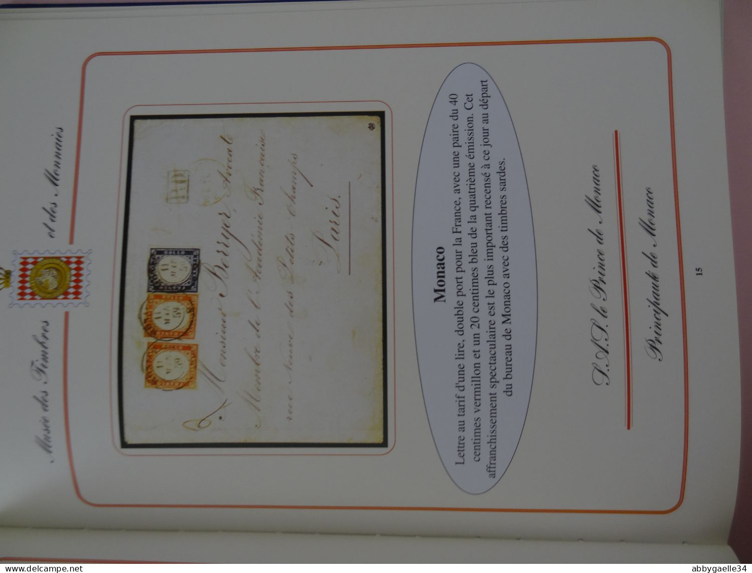 LUXE Catalogue de l'exposition de 1999 des 100 timbres et documents philatéliques parmi les plus rares du monde Monaco