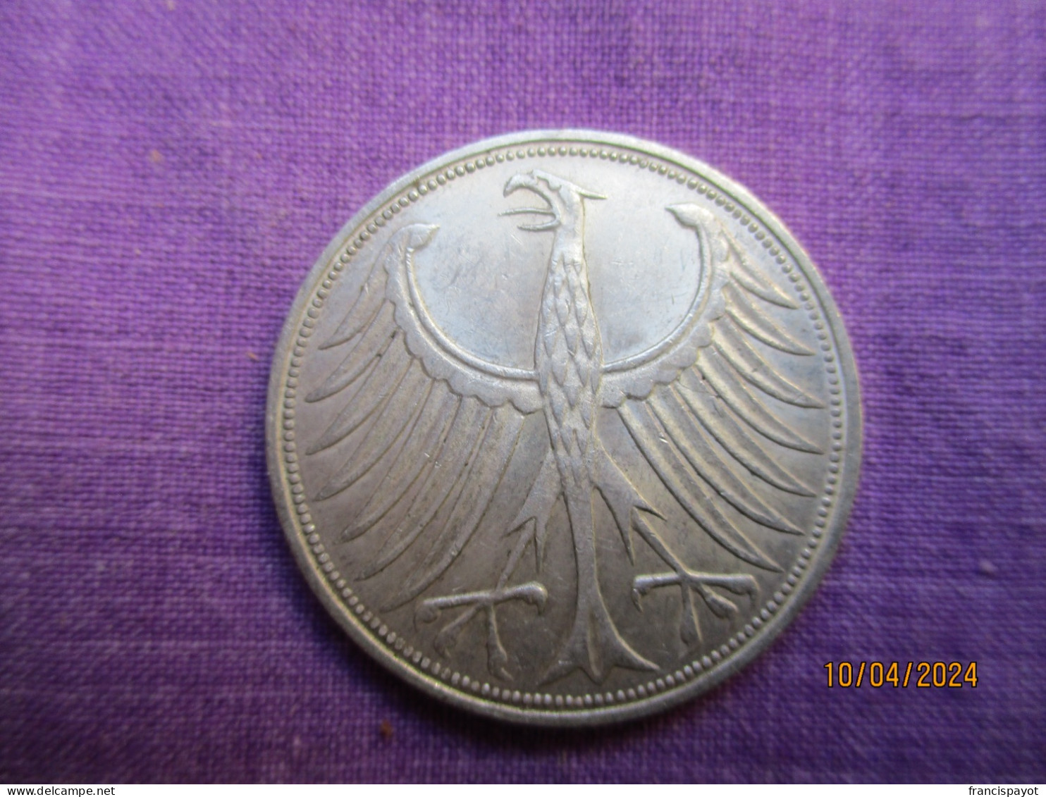 Allemagne 5 DM 1972 F (silver) - 5 Mark