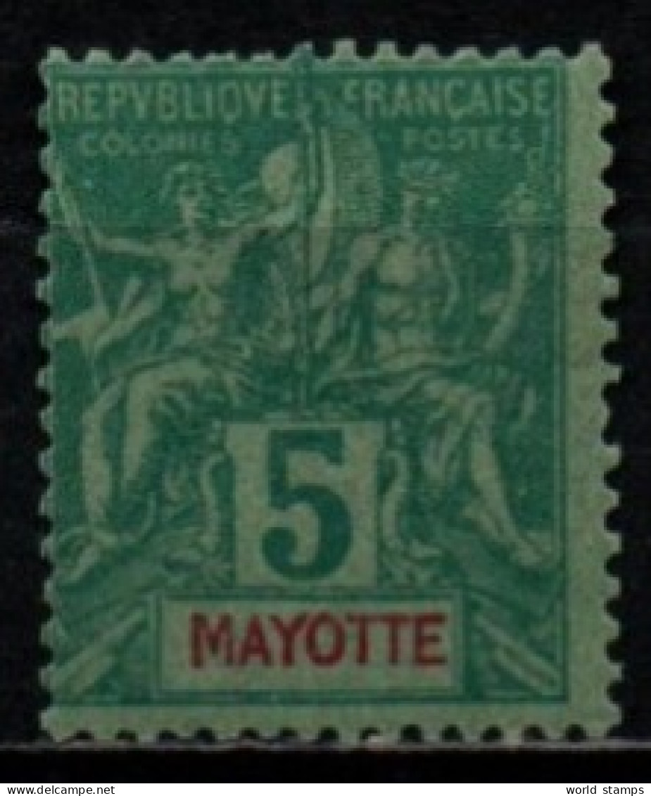 MAYOTTE 1892-9 * - Unused Stamps