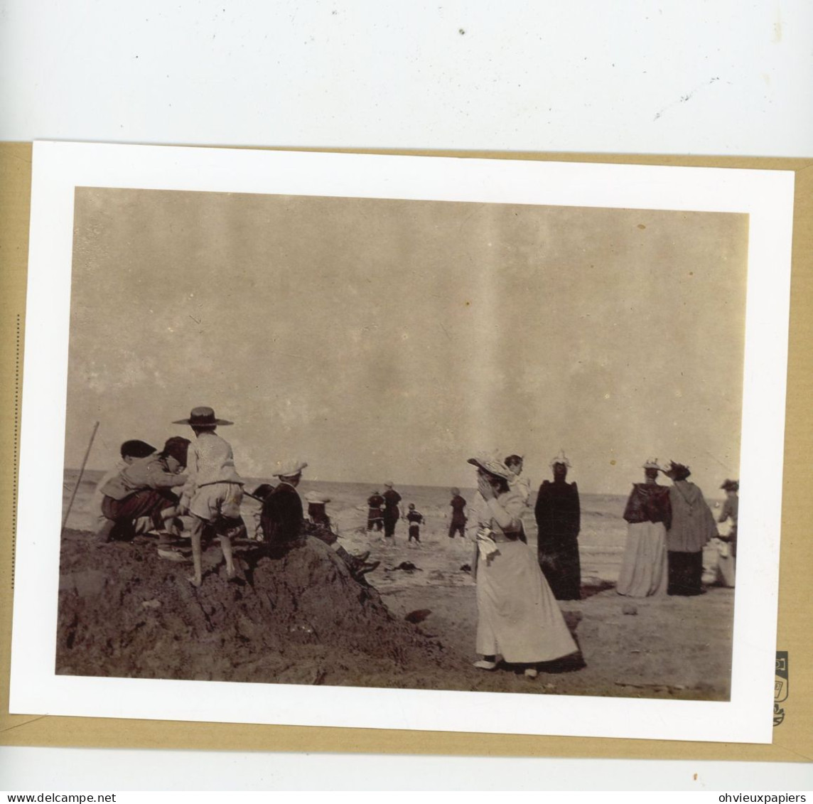 SAINT AUBIN SUR MER  La Plage  Vers 1900 - Other & Unclassified