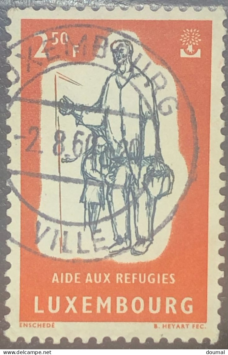 Réfugiés Cherchant Un Abri, Un Homme Et Un Enfant Frappant à Une Porte - Used Stamps