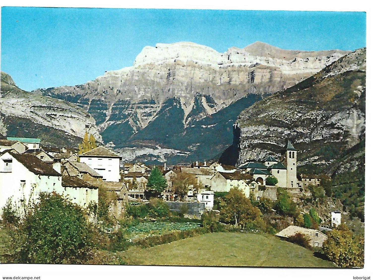 VISTA PARCIAL, AL FONDO MONDARRUEGO / PARTIAL VIEW, IN THE BACKGROUND MONDARRUEGO.-  TORLA  / HUESCA.- ( ESPAÑA ) - Huesca