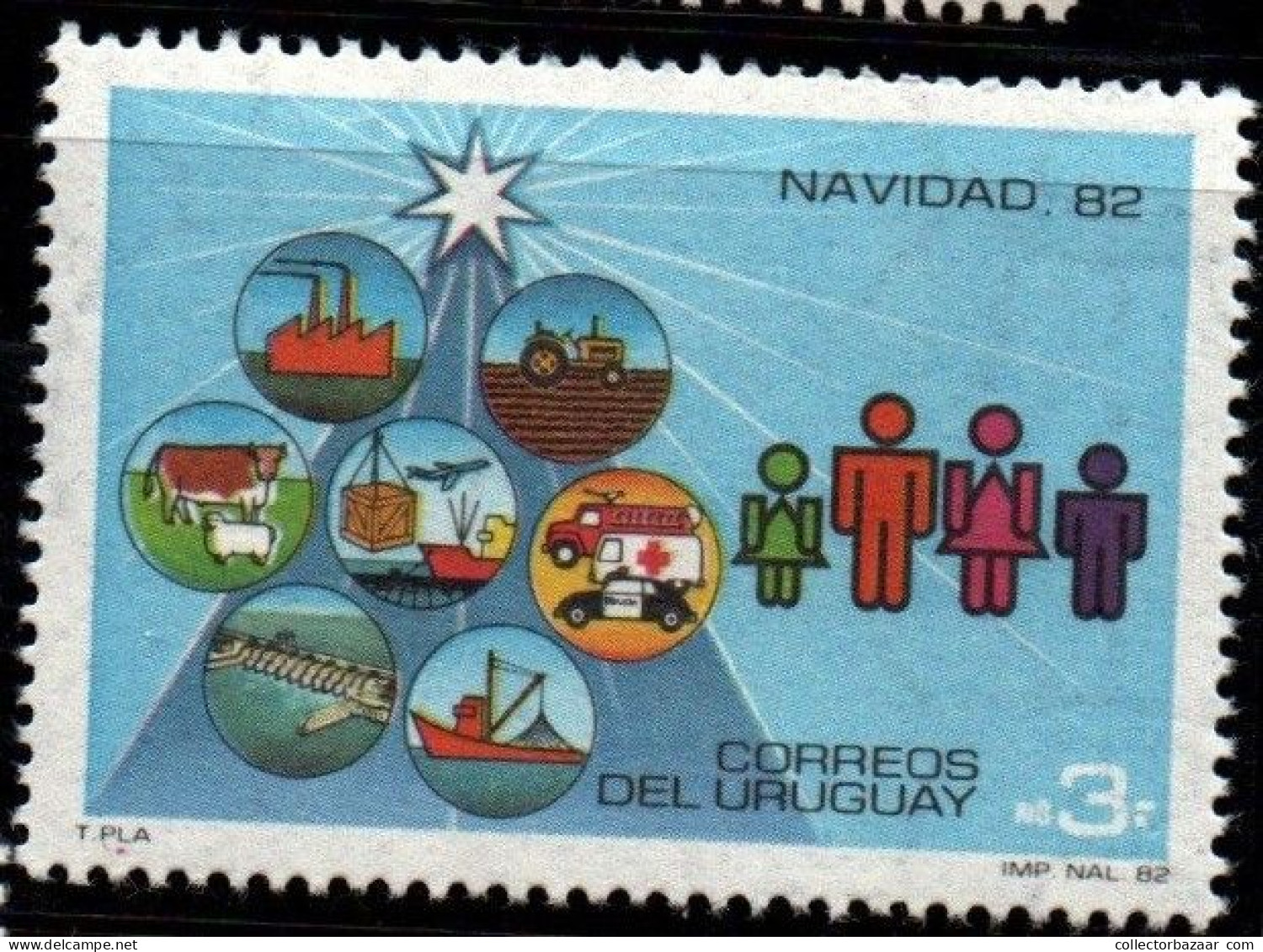1983 Uruguay Christmas Events And Celebrations Religions And Beliefs #1134 ** MNH - Uruguay