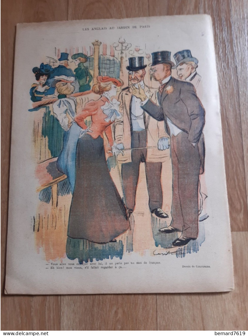 Journal Humoristique - Le Rire N° 246 -  Annee 1899 - Dessin De Benjamin Rabier - Couturier - 1850 - 1899