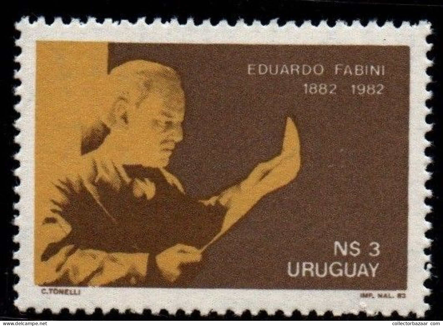 1983 Uruguay Eduardo Fabini (1882 - 1950) Composer Culture #1135 ** MNH - Uruguay