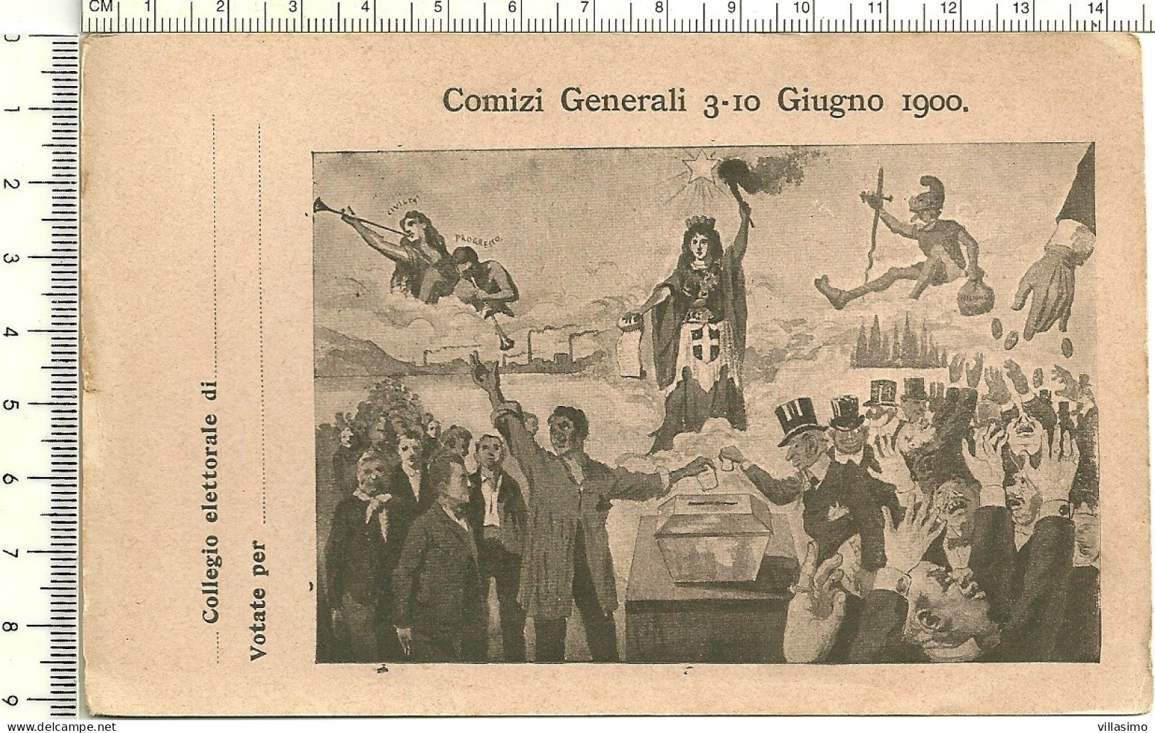 Comizi Generali  3-10 Giugno 1900 - N.V. - Partis Politiques & élections