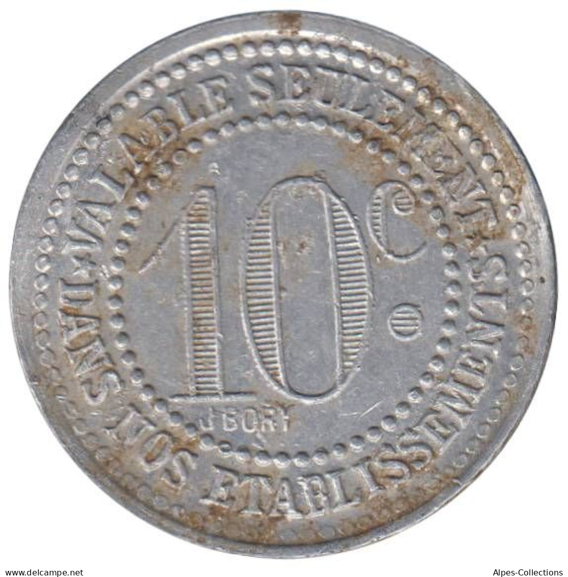 VICHY - 07.08 - Monnaie De Nécessité - 10 Centimes 1923 - Notgeld